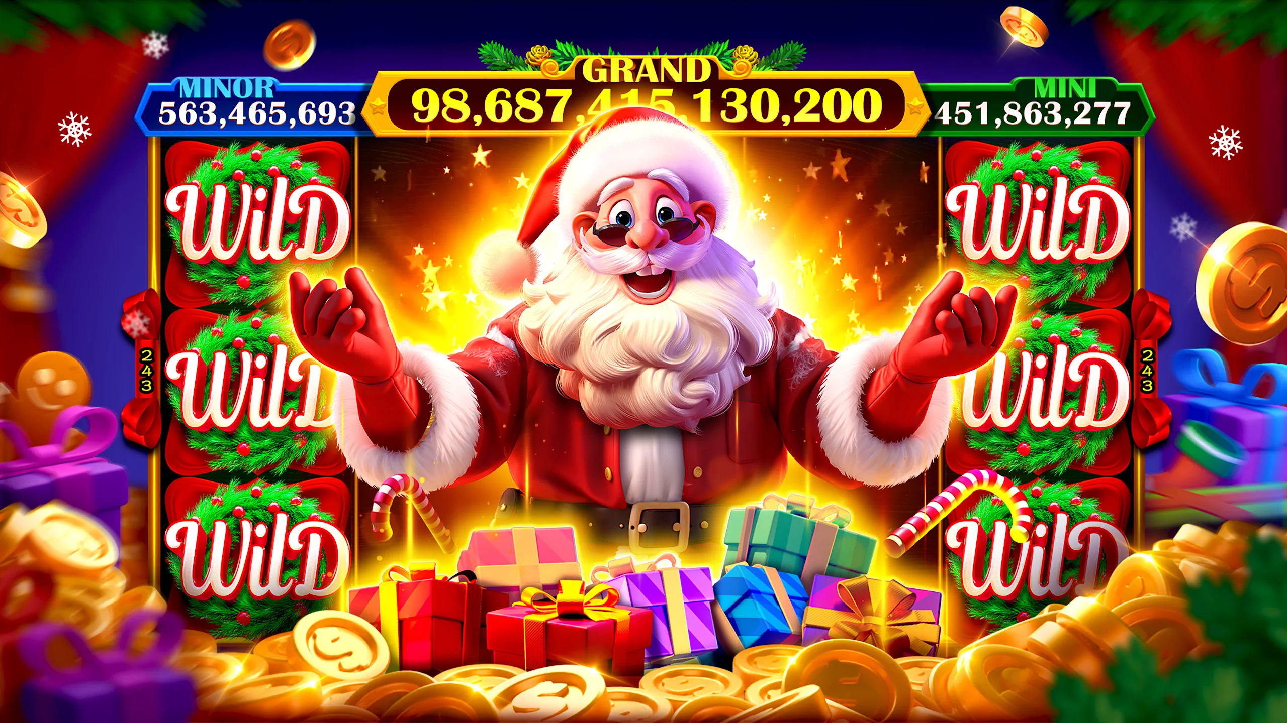 Visão geral dos diversos jogos disponíveis no app 99ok